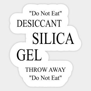 Life Basics Silica Gel Pack Sticker